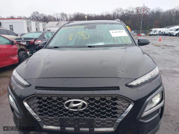 2021 Hyundai Kona Limited with VIN KM8K3CA54MU730192, listed as a IAAI auction lot 41102025 with 77,885 mi miles. Bid and sale history available at carsss.com. Image 12.