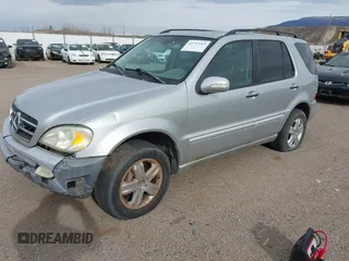 2003 Mercedes-Benz M 320/430/500 with VIN 4JGAB75E53A400593, listed as a IAAI auction lot 41797265 with 193,338 mi miles and . Bid and sale history available at DreamBid. Image 2.