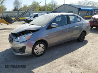 2018 Mitsubishi Mirage ES z VIN ML32F3FJ3JHF10828, wystawiony jako Copart lot #53052135 z przebiegiem 69 894 mil mil oraz Szkoda całkowita • Salvage title. Historia ofert i sprzedaży dostępna na DreamBid. Obrazek 1.