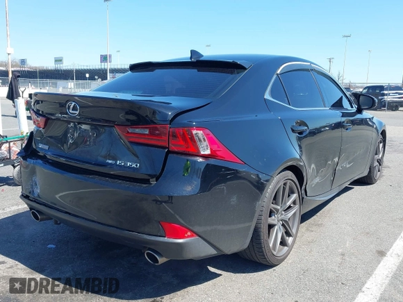 2015 Lexus IS 350 z VIN JTHCE1D21F5009476, wystawiony jako IAAI lot #42001920 z przebiegiem 97 780 mil mil oraz . Historia ofert i sprzedaży dostępna na DreamBid. Obrazek 4.