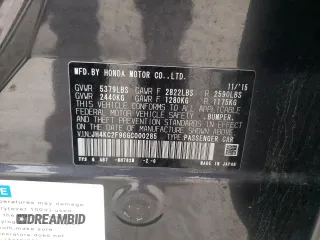 2016 Acura RLX Hybrid Advance z VIN JH4KC2F96GC000285, wystawiony jako Copart lot #47346385 z przebiegiem 105 778 mil mil oraz Szkoda całkowita • Salvage title. Historia ofert i sprzedaży dostępna na DreamBid. Obrazek 12.