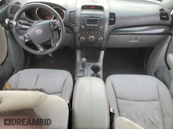 2012 Kia Sorento LX with VIN 5XYKT3A18CG255910, listed as a Copart auction lot 50632215 with 290,384 mi miles and Salvage Title. Bid and sale history available at carsss.com. Image 8.
