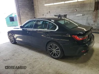 2020 BMW 3 Series 330i xDrive with VIN 3MW5R7J01L8B09304, listed as a Copart auction lot 50698125 with 49,409 mi miles and Salvage Title. Bid and sale history available at carsss.com. Image 2.
