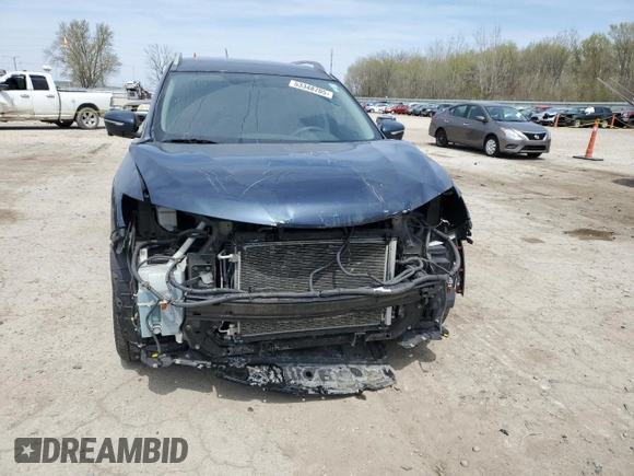 2015 Nissan Rogue SL with VIN 5N1AT2MV9FC906096, listed as a Copart auction lot 53348705 with 119,287 mi miles and Salvage Title. Bid and sale history available at DreamBid. Image 5.
