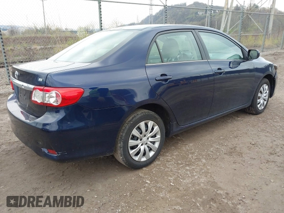 2013 Toyota Corolla L with VIN 2T1BU4EE7DC001683, listed as a IAAI auction lot 42027430 with 138,324 mi miles. Bid and sale history available at carsss.com. Image 4.