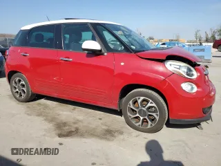 2014 FIAT 500L Easy with VIN ZFBCFABH0EZ001837, listed as a Copart auction lot 84663884 with 82,352 mi miles and Salvage Title. Bid and sale history available at carsss.com. Image 4.