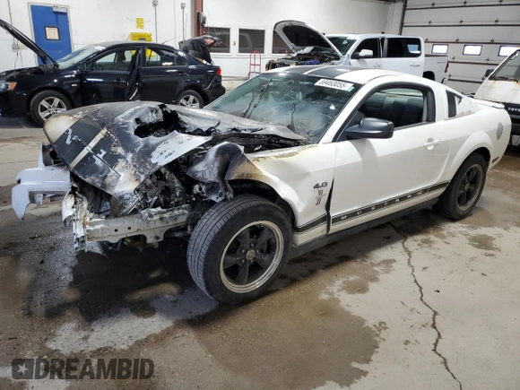 2007 Ford Mustang Deluxe with VIN 1ZVHT80NX75328511, listed as a Copart auction lot 59463055 with Not provided miles and Salvage title. Bid and sale history available at DreamBid. Image 1.