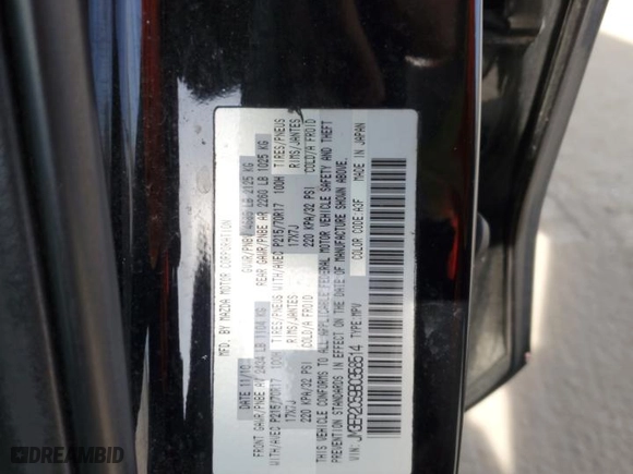 2011 Mazda CX-7 i Touring with VIN JM3ER2C59B0358514, listed as a Copart auction lot 78194444 with 177,041 mi miles and Non Repairable. Bid and sale history available at carsss.com. Image 14.
