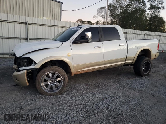 2013 Ram 2500 Laramie Longhorn с VIN 3C6UR5GL5DG590564, выставлен на аукционе Copart как лот 81765324 с пробегом 168 323 миль миль и Списание • Salvage title. История ставок и продаж доступна на DreamBid. Изображение 1.