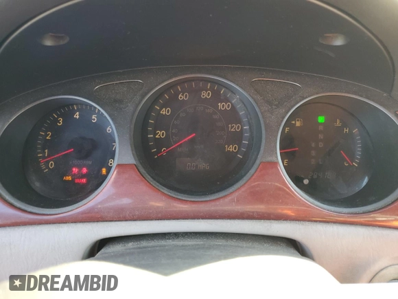 2003 Lexus ES 300 with VIN JTHBF30G030098309, listed as a Copart auction lot 44358635 with 284,183 mi miles and Salvage Title. Bid and sale history available at DreamBid. Image 9.