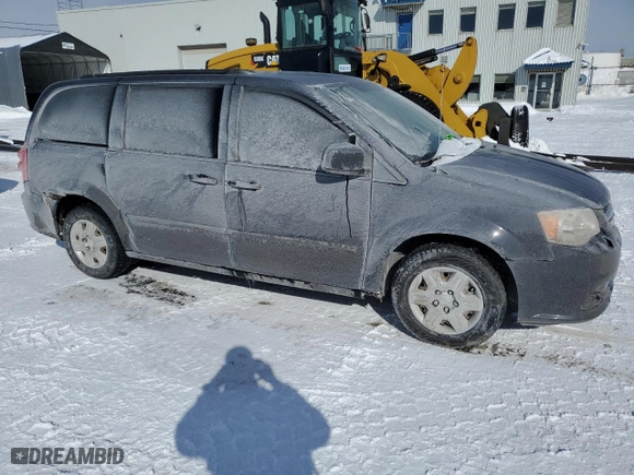2012 Dodge Grand Caravan SXT with VIN 2C4RDGBG5CR256661, listed as a Copart auction lot 44761305 with 232,828 mi miles and Salvage Title. Bid and sale history available at carsss.com. Image 4.