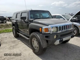 2008 Hummer H3 SUV with VIN 5GTEN13E688158594, listed as a Copart auction lot 73991674 with 0 mi miles and Salvage Title. Bid and sale history available at carsss.com. Image 4.