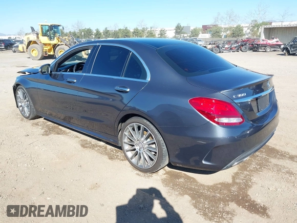 2016 Mercedes-Benz C 300 with VIN 55SWF4JB3GU116318, listed as a IAAI auction lot 41652698 with 72,872 mi miles and . Bid and sale history available at DreamBid. Image 3.