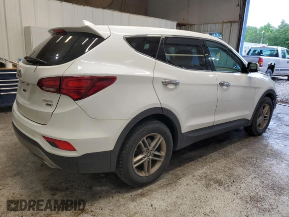 2017 Hyundai Santa Fe 2.4L with VIN 5XYZTDLB8HG438631, listed as a Copart auction lot 59996325 with 200,388 mi miles and Salvage title. Bid and sale history available at DreamBid. Image 3.