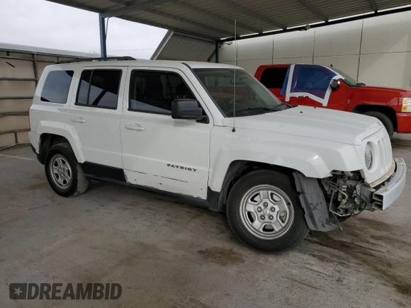 2015 Jeep Patriot Sport with VIN 1C4NJRBB7FD347901, listed as a Copart auction lot 41638935 with 88,117 mi miles and Salvage Title. Bid and sale history available at carsss.com. Image 4.