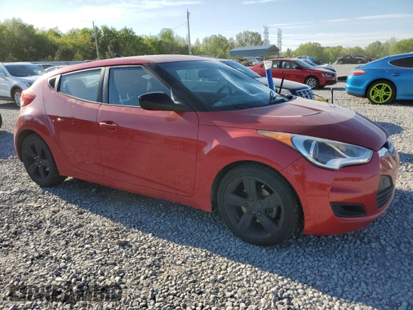 2014 Hyundai Veloster z VIN KMHTC6AD8EU213234, wystawiony jako Copart lot #53297535 z przebiegiem 131 769 mil mil oraz Szkoda całkowita • Salvage title. Historia ofert i sprzedaży dostępna na DreamBid. Obrazek 4.
