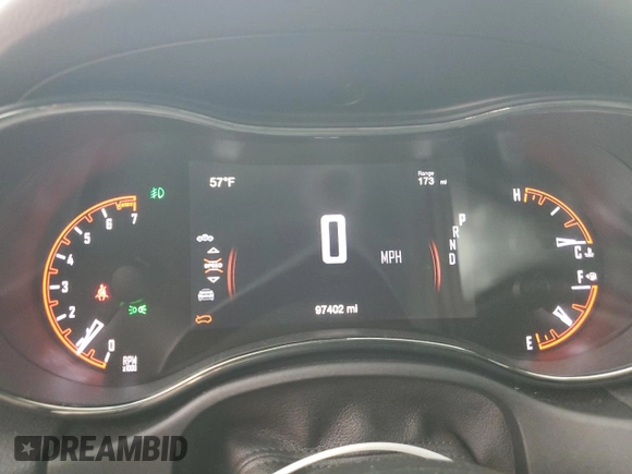 2018 Dodge Durango GT with VIN 1C4RDHDGXJC239640, listed as a Copart auction lot 54688375 with 97,402 mi miles and Salvage title. Bid and sale history available at DreamBid. Image 9.