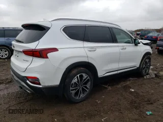 2019 Hyundai Santa Fe Ultimate with VIN 5NMS5CAA5KH107101, listed as a Copart auction lot 36755253 with 43,696 mi miles. Bid and sale history available at carsss.com. Image 3.