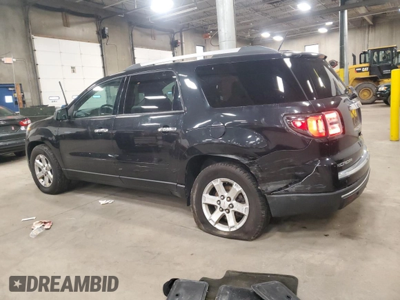2014 GMC Acadia SLE with VIN 1GKKVPKDXEJ251262, listed as a Copart auction lot 57589015 with 166,000 mi miles and Salvage title. Bid and sale history available at DreamBid. Image 2.