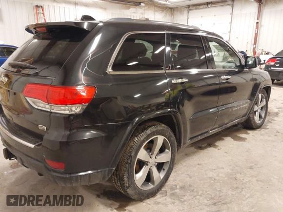 2015 Jeep Grand Cherokee Overland with VIN 1C4RJFCT7FC612930, listed as a IAAI auction lot 41485240 with 189,564 mi miles. Bid and sale history available at carsss.com. Image 4.