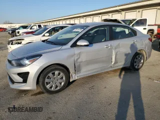 2022 Kia Rio LX with VIN 3KPA24AD3NE463594, listed as a Copart auction lot 48175795 with 22,446 mi miles and Salvage Title. Bid and sale history available at DreamBid. Image 1.