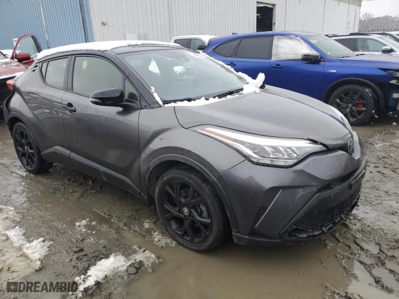 2022 Toyota C-HR XLE with VIN JTNKHMBX3N1134968, listed as a Copart auction lot 44990215 with 44,264 mi miles and Salvage Title. Bid and sale history available at carsss.com. Image 4.