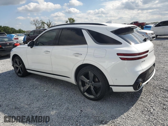 2022 Genesis GV70 2.5T with VIN KMUMADTB0NU058027, listed as a Copart auction lot 53203315 with 45,903 mi miles and Non repairable. Bid and sale history available at DreamBid. Image 2.