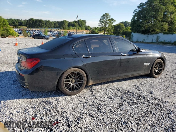 2013 BMW 7 Series 750Li with VIN WBAYE8C53DDE22191, listed as a Copart auction lot 58224424 with 176,297 mi miles and Salvage title. Bid and sale history available at DreamBid. Image 3.