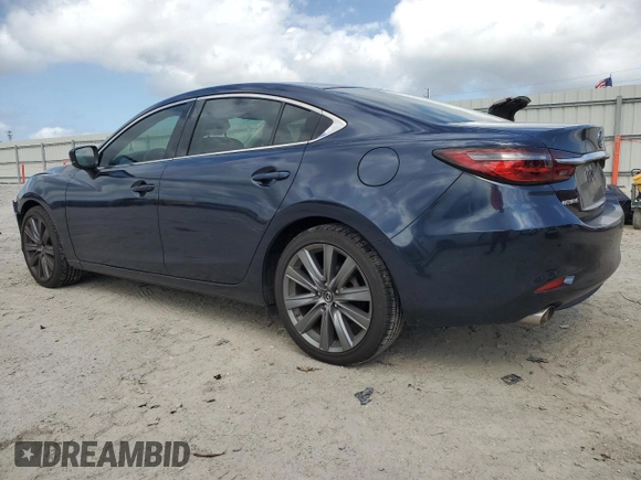 2018 Mazda Mazda6 Touring with VIN JM1GL1VM6J1305523, listed as a Copart auction lot 52801005 with 90,702 mi miles and Salvage Title. Bid and sale history available at carsss.com. Image 2.
