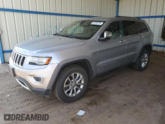 2014 Jeep Grand Cherokee Limited with VIN 1C4RJFBTXEC151819, listed as a Copart auction lot 62235175 with 139,290 mi miles and Clean title. Bid and sale history available at DreamBid. Image 1.