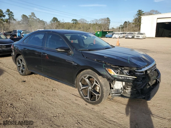 2020 Volkswagen Passat 2.0T R-Line with VIN 1VWMA7A33LC017889, listed as a Copart auction lot 46882205 with 53,049 mi miles and Salvage Title. Bid and sale history available at carsss.com. Image 4.