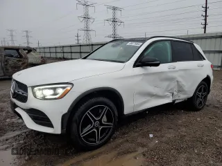 2020 Mercedes-Benz GLC 300 z VIN W1N0G8EBXLF764663, wystawiony jako Copart lot #86875684 z przebiegiem 42 438 mil mil oraz Szkoda całkowita • Salvage title. Historia ofert i sprzedaży dostępna na DreamBid. Obrazek 1.