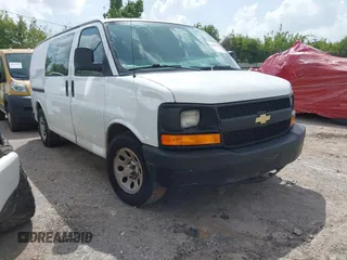 2014 Chevrolet Express Cargo with VIN 1GCSGAFX3E1153441, listed as a IAAI auction lot 42489054 with 190,261 mi miles and . Bid and sale history available at DreamBid. Image 1.