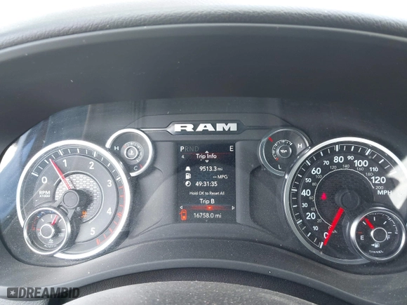 2024 Ram 2500 Lone Star with VIN 3C6UR5DL9RG338196, listed as a IAAI auction lot 42091012 with 16,758 mi miles. Bid and sale history available at carsss.com. Image 7.