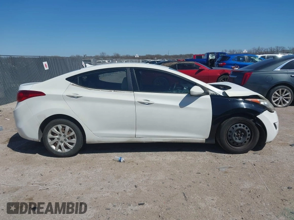 2011 Hyundai Elantra GLS with VIN 5NPDH4AE9BH029465, listed as a IAAI auction lot 41845258 with 134,380 mi miles. Bid and sale history available at carsss.com. Image 13.