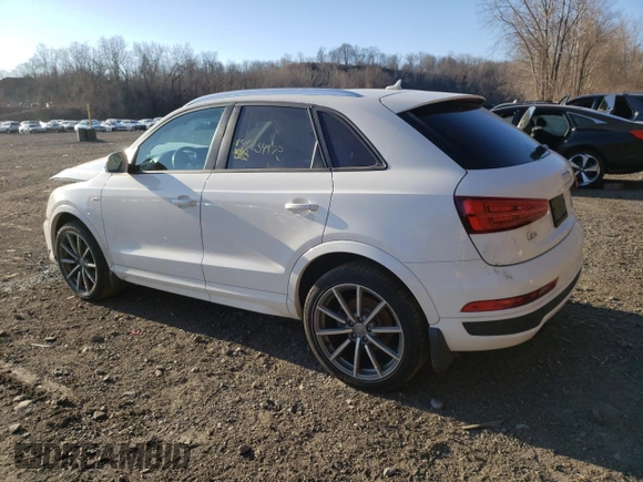 2018 Audi Q3 Premium with VIN WA1ECCFS8JR020768, listed as a Copart auction lot 45134973 with 42,221 mi miles. Bid and sale history available at carsss.com. Image 2.