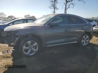 2023 Audi Q5 Sportback S line Premium with VIN WA14AAFY9P2028535, listed as a Copart auction lot 88481885 with 19,385 mi miles and Salvage title. Bid and sale history available at DreamBid. Image 1.