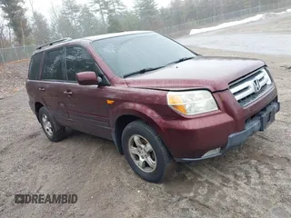 2008 Honda Pilot SE with VIN 5FNYF28358B002741, listed as a IAAI auction lot 41834052 with 248,830 mi miles and . Bid and sale history available at DreamBid. Image 1.