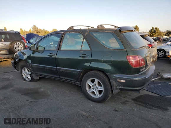 1999 Lexus RX 300 Luxury SUV with VIN JT6HF10U1X0079948, listed as a Copart auction lot 72213594 with 188,905 mi miles and Salvage Title. Bid and sale history available at carsss.com. Image 2.