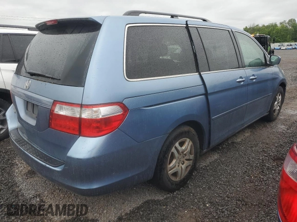 2007 Honda Odyssey EX z VIN 5FNRL38447B060110, wystawiony jako Copart lot #58851135 z przebiegiem 177 889 mil mil oraz Czysty tytuł • Clean title. Historia ofert i sprzedaży dostępna na DreamBid. Obrazek 3.