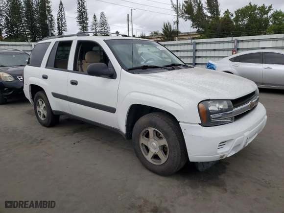 2005 Chevrolet TrailBlazer LS with VIN 1GNDS13S052186110, listed as a Copart auction lot 47406675 with NaN miles and Salvage Title. Bid and sale history available at carsss.com. Image 4.