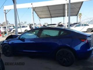 2024 Tesla Model 3 with VIN 5YJ3E1EA0RF745089, listed as a IAAI auction lot 41980217 with 9,851 mi miles and . Bid and sale history available at DreamBid. Image 14.