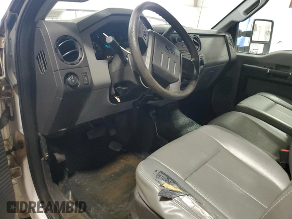 2012 Ford F-350 XL with VIN 1FTRF3B65CEA85028, listed as a Copart auction lot 50589215 with 155,949 mi miles and Salvage Title. Bid and sale history available at DreamBid. Image 8.