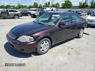 2000 Honda Civic EX z VIN 1HGEJ8648YL059773, wystawiony jako Copart lot #59224405 z przebiegiem 297 835 mil mil oraz Szkoda całkowita • Salvage title. Historia ofert i sprzedaży dostępna na DreamBid. Obrazek 1.