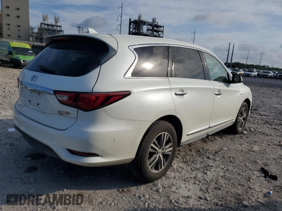 2017 Infiniti QX60 with VIN 5N1DL0MNXHC510523, listed as a Copart auction lot 54794295 with 163,737 mi miles and Clean Title. Bid and sale history available at DreamBid. Image 3.