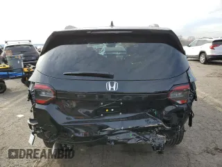 2025 Honda Pilot Black Edition with VIN 5FNYG1H98SB016703, listed as a Copart auction lot 82766044 with 16,758 mi miles and Salvage Title. Bid and sale history available at carsss.com. Image 6.