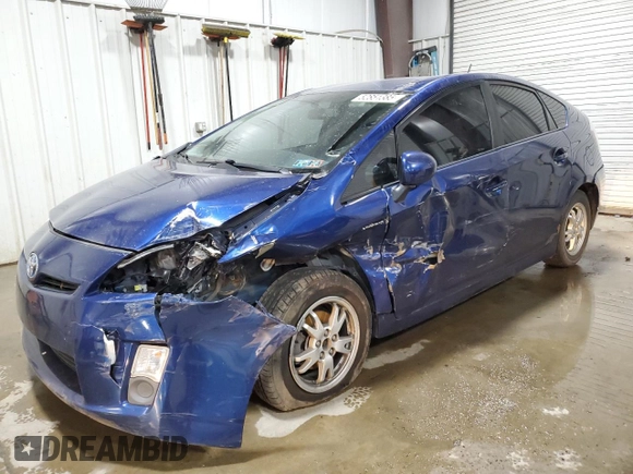 2011 Toyota Prius I with VIN JTDKN3DU7B1364552, listed as a Copart auction lot 52851385 with 230,192 mi miles and Salvage Title. Bid and sale history available at carsss.com. Image 1.