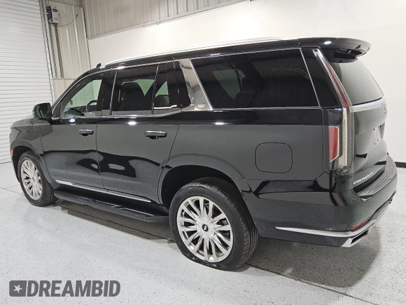 2023 Cadillac Escalade 4WD Premium Luxury z VIN 1GYS4BKL3PR366857, wystawiony jako Copart lot #55865505 z przebiegiem 44 383 mil mil oraz Tytuł czysty. Historia ofert i sprzedaży dostępna na DreamBid. Obrazek 2.