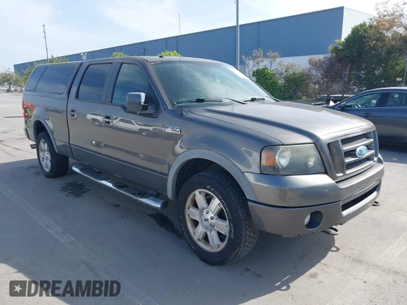 2008 Ford F-150 XLT with VIN 1FTPW14558FB43480, listed as a IAAI auction lot 42094172 with 132,866 mi miles. Bid and sale history available at carsss.com. Image 1.