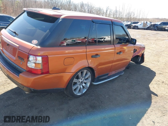 2006 Land Rover Range Rover Sport SC with VIN SALSH23466A930184, listed as a IAAI auction lot 41827136 with 127,374 mi miles and . Bid and sale history available at DreamBid. Image 4.